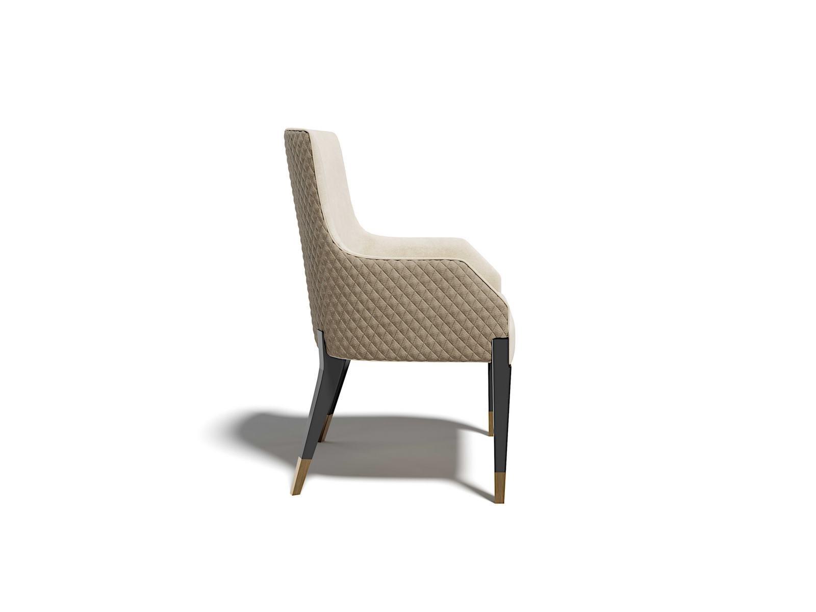 Upholstered fabric chair with armrests | Madame C/b by Capital Collection