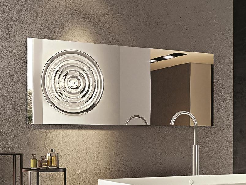 Wall-mounted rectangular mirror | Drop by Riflessi