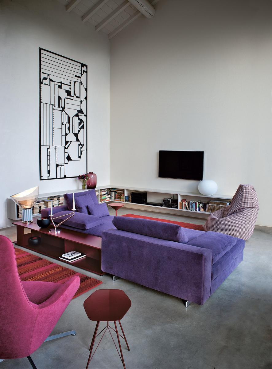 Sectional sofa | Scott 1235 by Zanotta