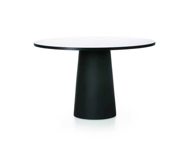 Round resin table | Container Table Classic Round 120-140 by Moooi