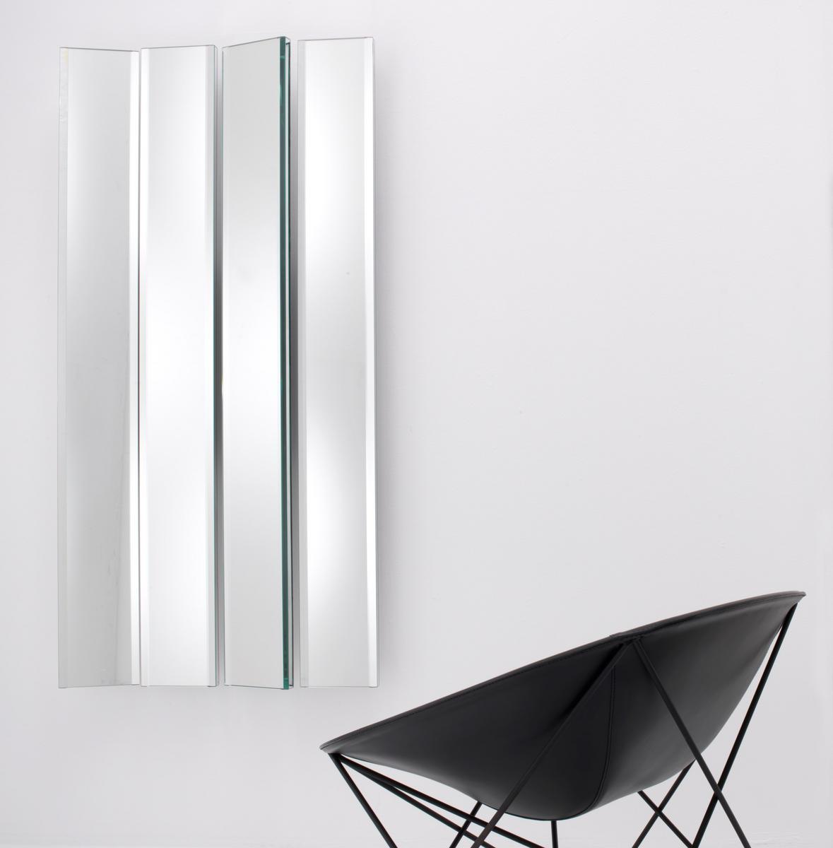 Rectangular wall-mounted mirror | Mirage by Lema
