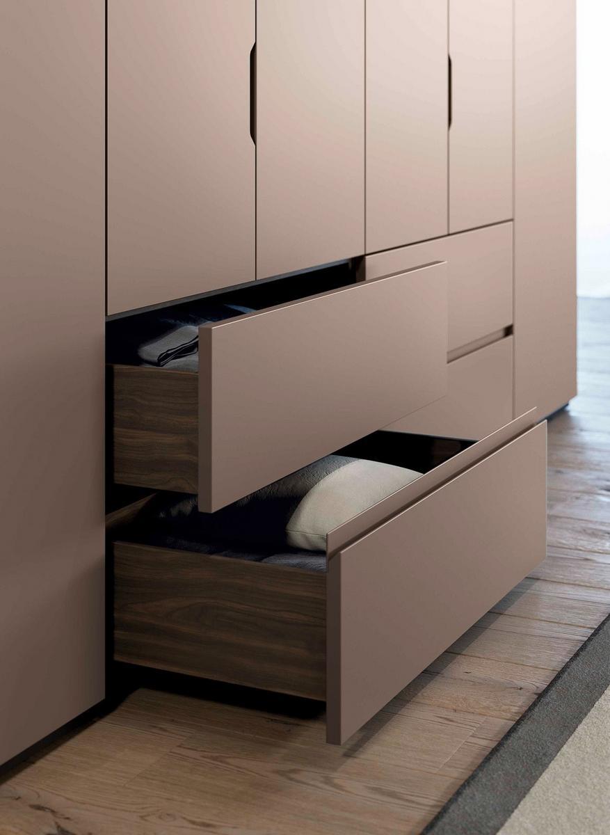 Sectional wooden wardrobe | Gap by Olivieri