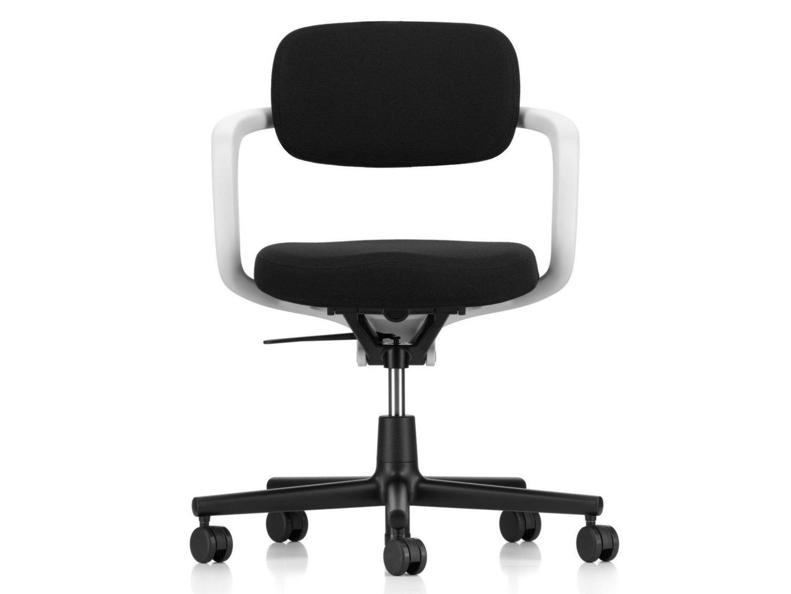 Height-adjustable fabric office chair with armrests | Allstar by Vitra