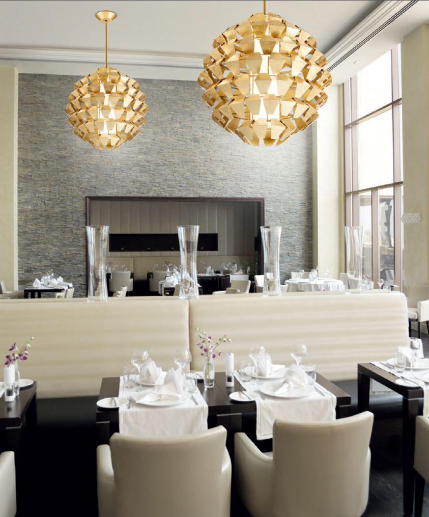 Metal pendant lamp | Agave by Panzeri