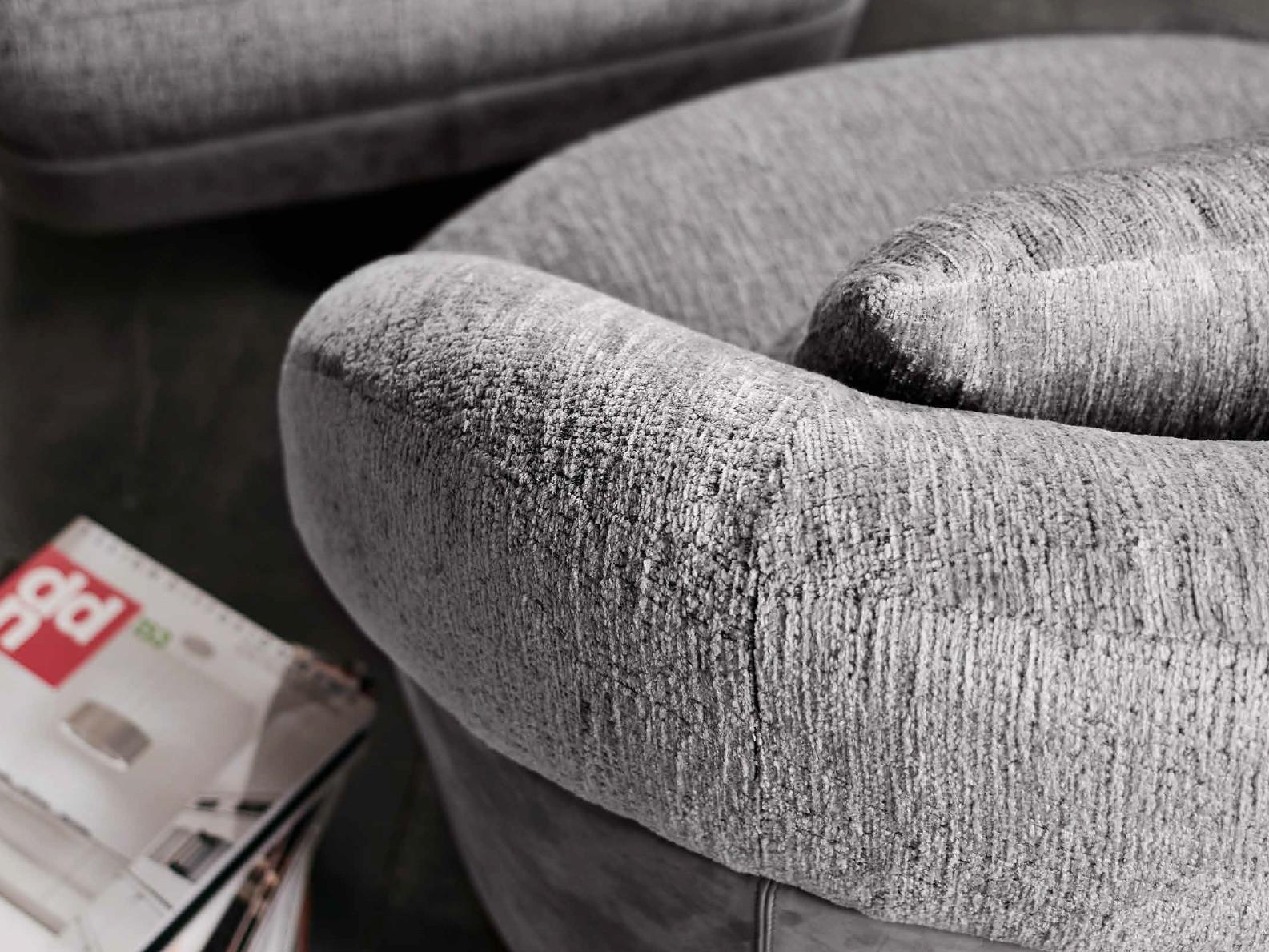 Swivel fabric armchair | Space by Grilli