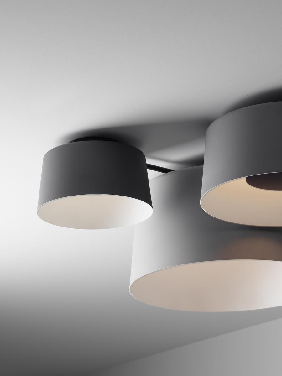 LED aluminium ceiling lamp | Tube by Vibia