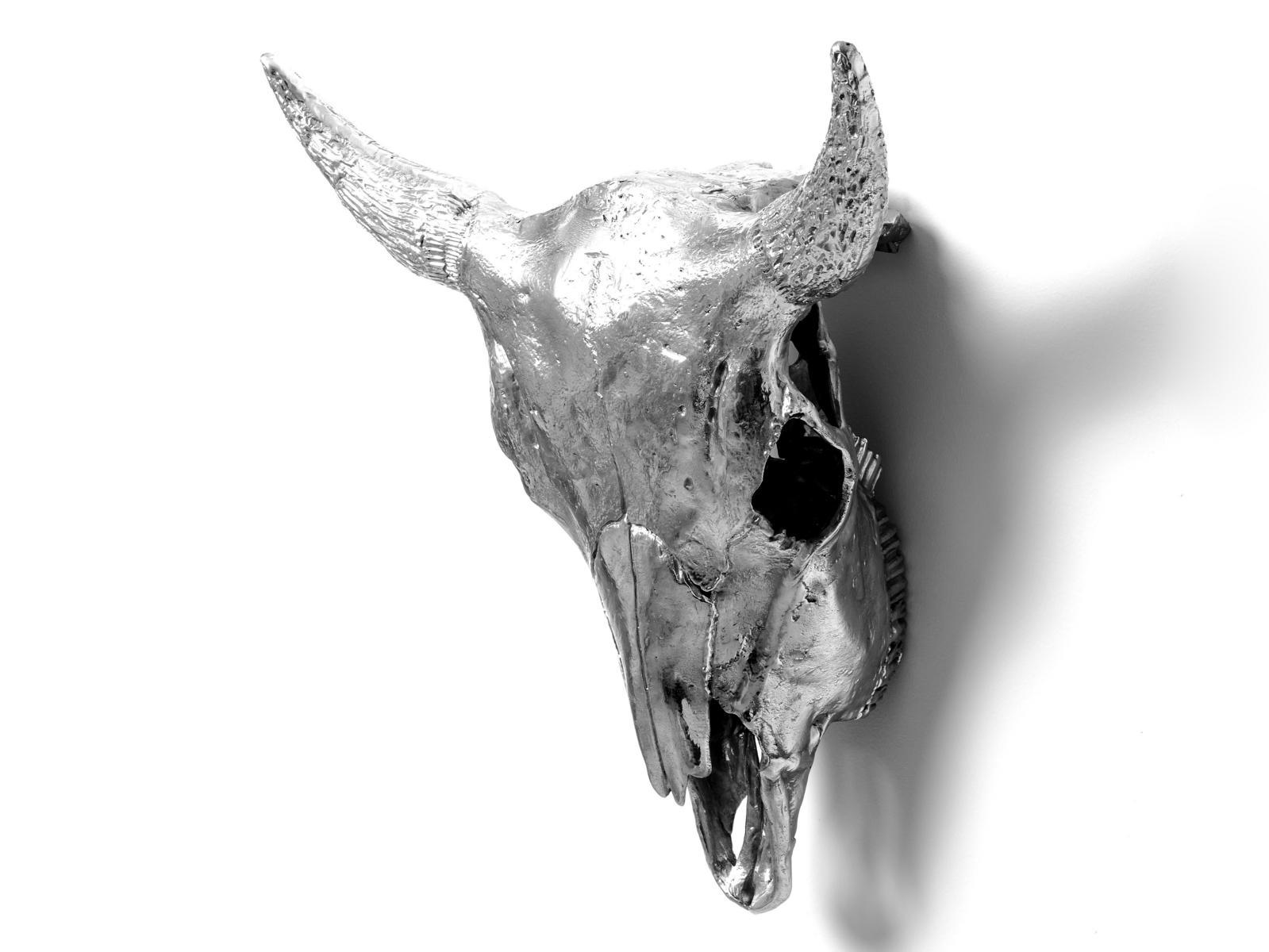 Aluminium decorative object | Bison Skull by Seletti