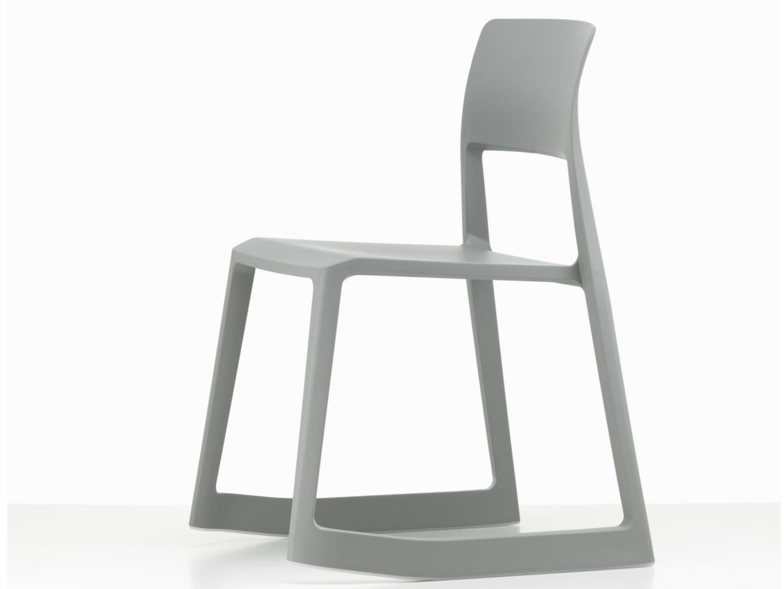 Stackable open back recycled plastic chair | Tip Ton Re by Vitra