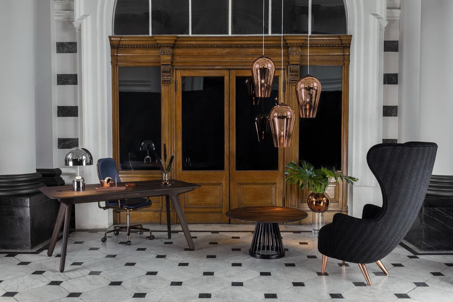 Glass pendant lamp in a contemporary style | Fade by Tom Dixon