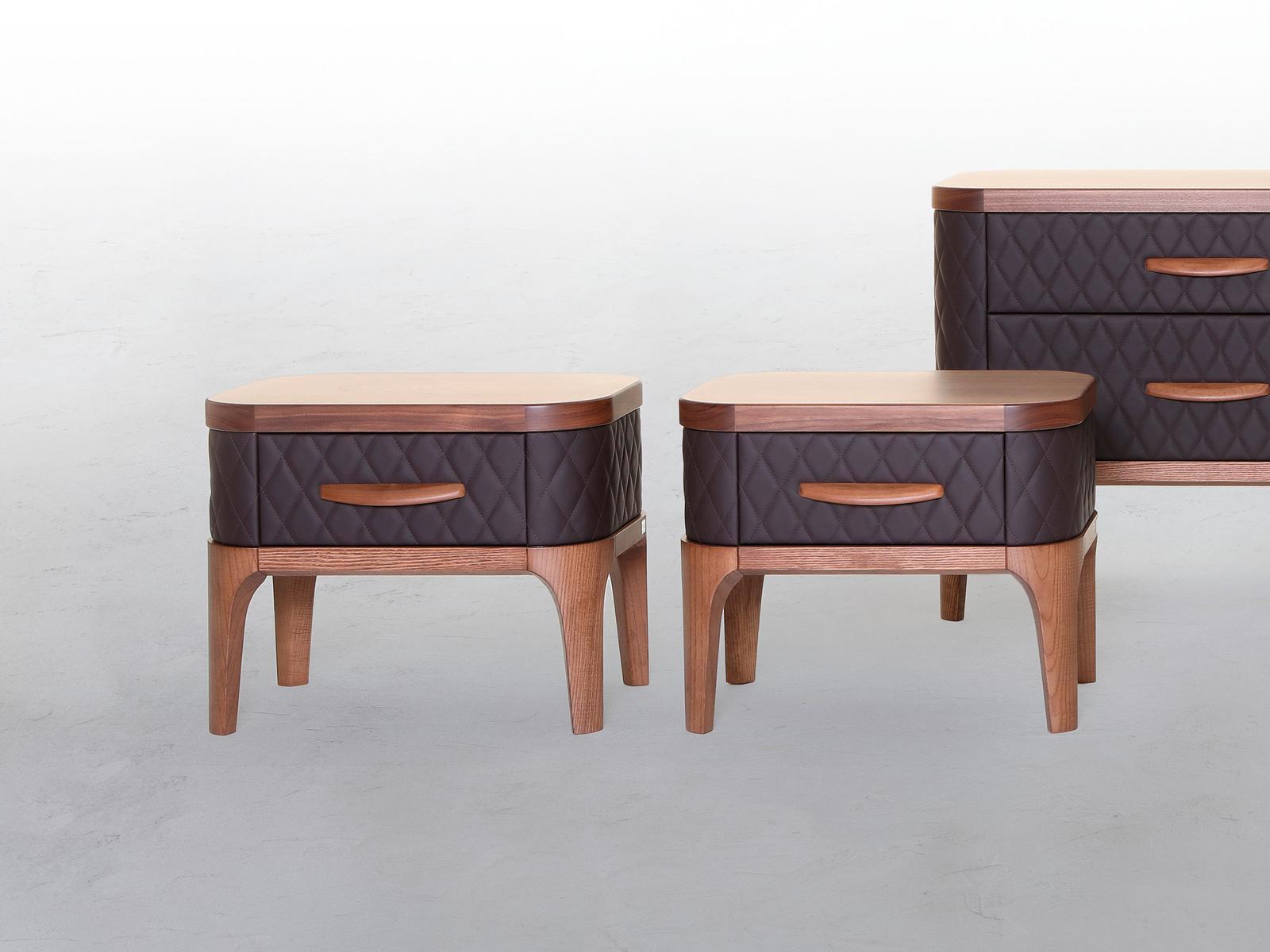 Bedside table with drawers | Tiffany Night by Tonin Casa