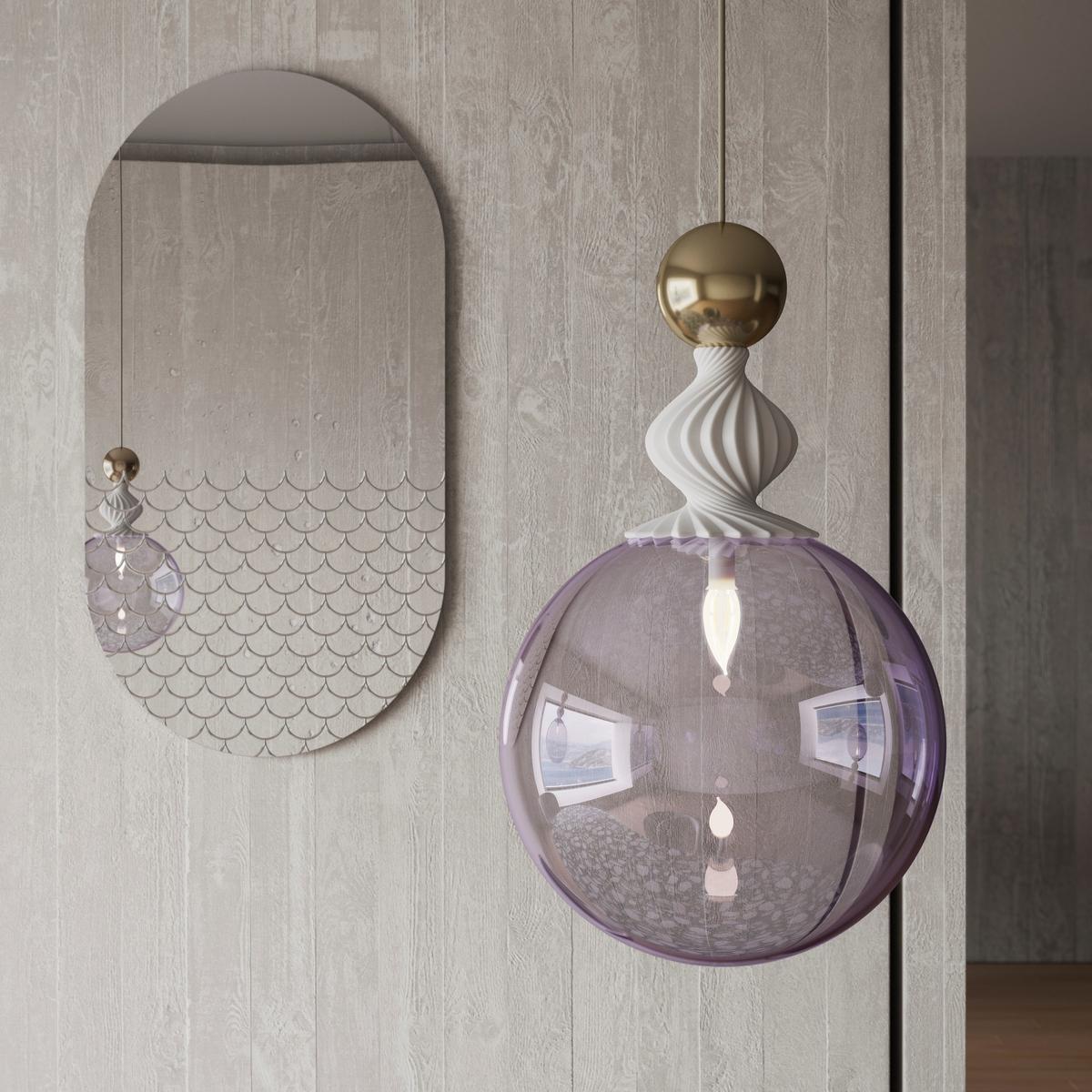 Oval mirror | Mermaid And Sailor by Natuzzi Italia