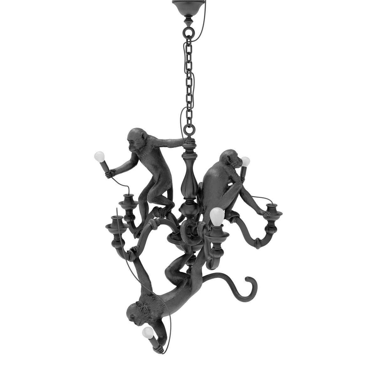 LED resin chandelier | Monkey Chandelier by Seletti