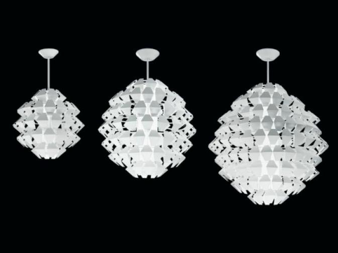 Metal pendant lamp | Agave by Panzeri