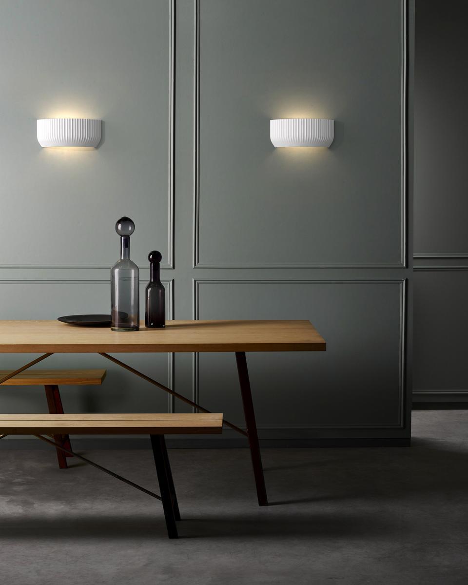 Contemporary style LED direct-indirect light plaster wall light | Blend by Astro lighting
