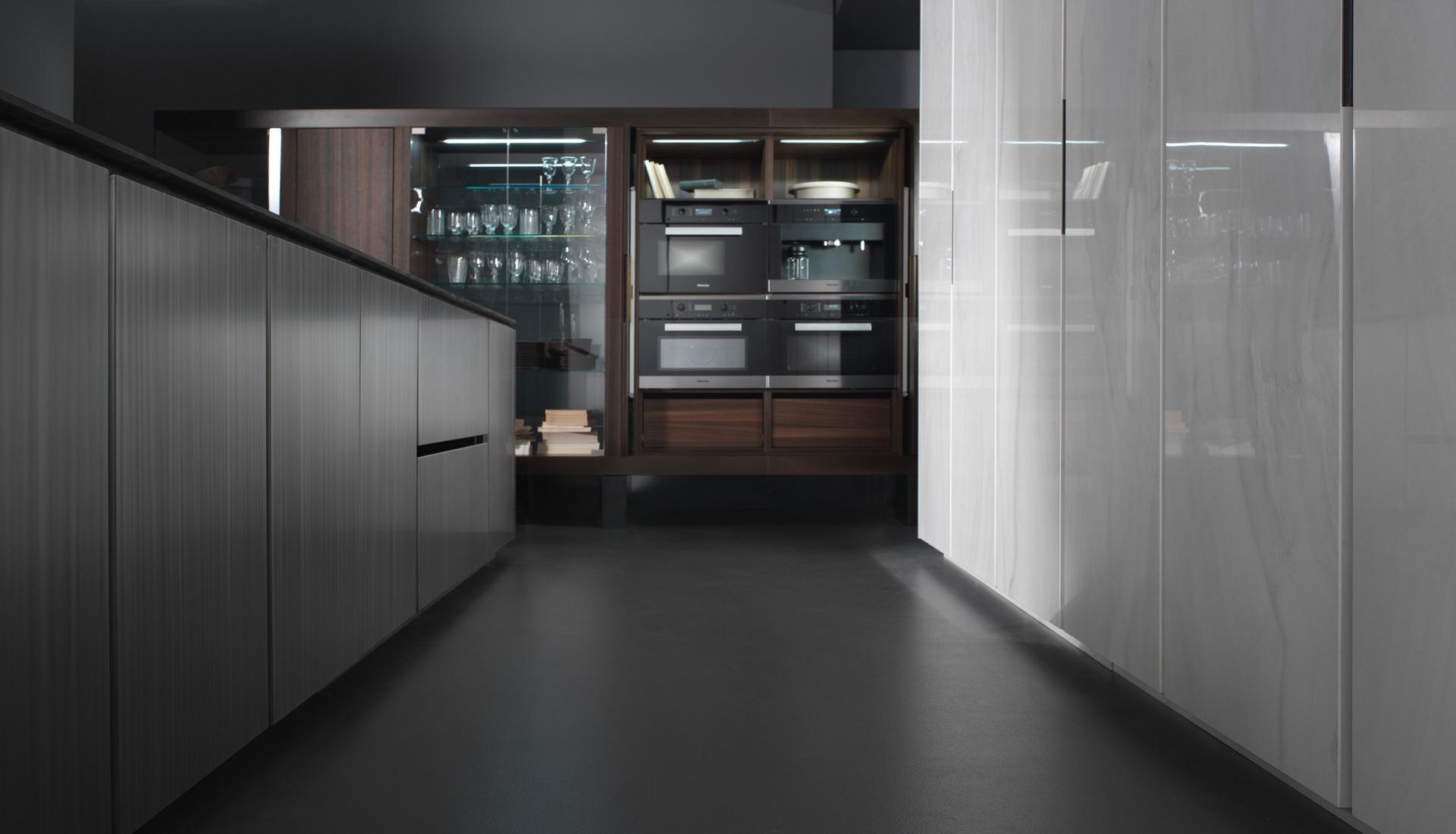 Fitted kitchen with island Rossana W75