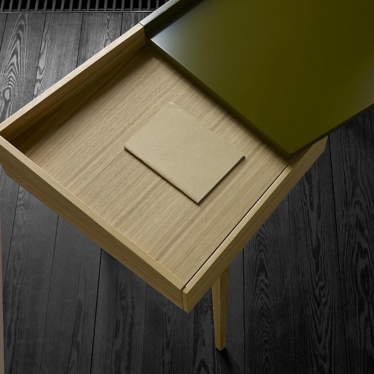 Oak secretary desk with drawers | Litho by Ligne Roset