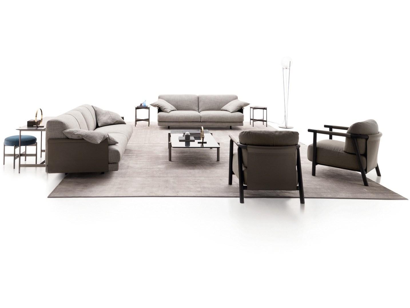 Upholstered fabric easy chair with armrests | Nathy by Ditre Italia