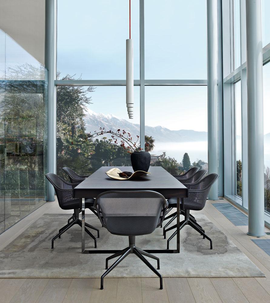 Extending rectangular table | Athos 2012 by B&B Italia