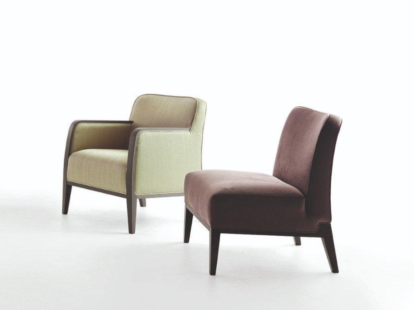 Leather armchair with armrests | Natalie by Martini interiors