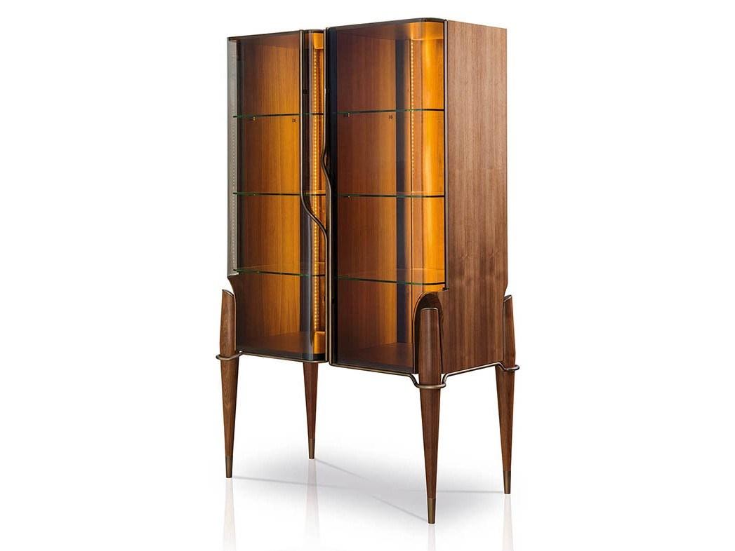 Wooden display cabinet | Melting Light by Turri