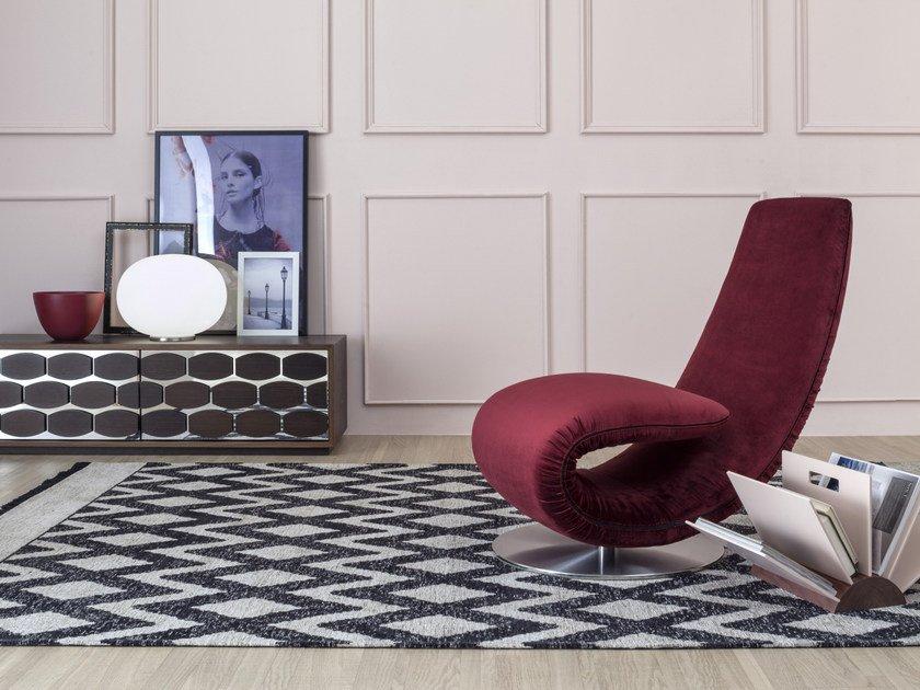 Fabric armchair / Chaise longue | Ricciolo by Tonin Casa