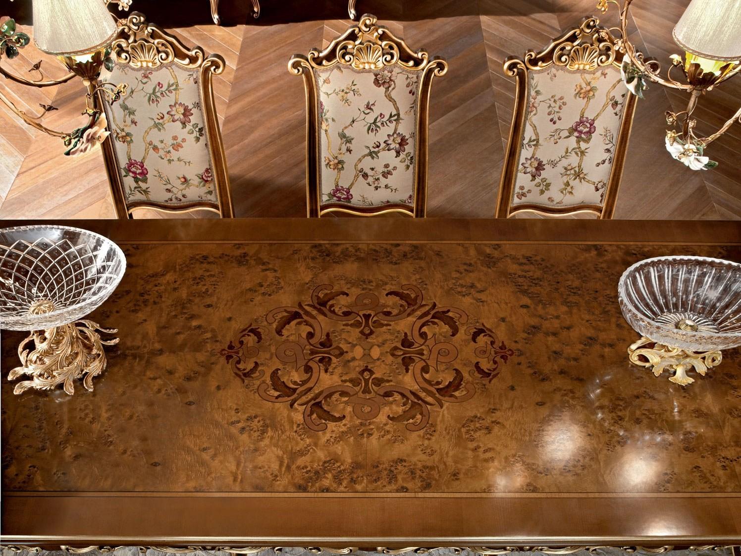 Solid wood dining table | 12137 by Modenese Gastone