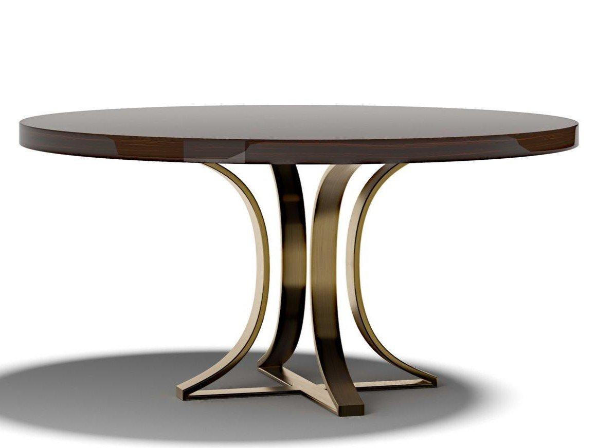 Round wooden dining table | Must T by Capital Collection