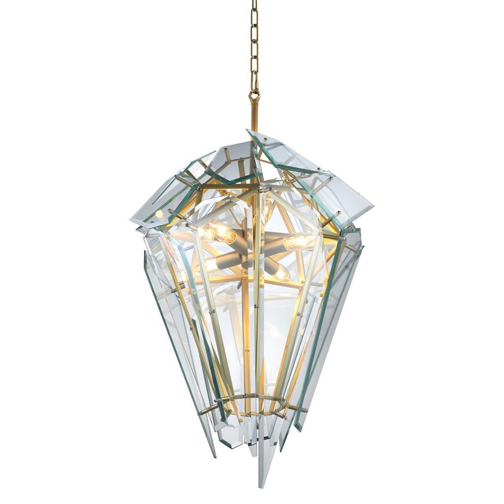 Metal pendant lamp | Shard by Eichholtz