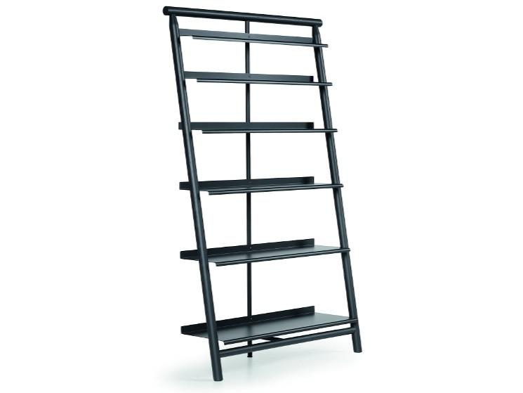 Open wall-mounted painted metal bookcase | Suite by Midj