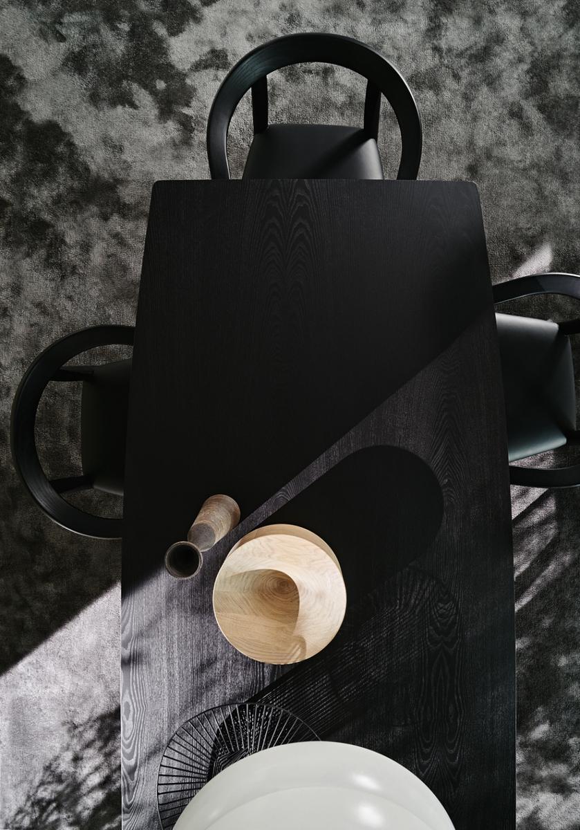 Rectangular ash meeting table | D.859.1 by Molteni