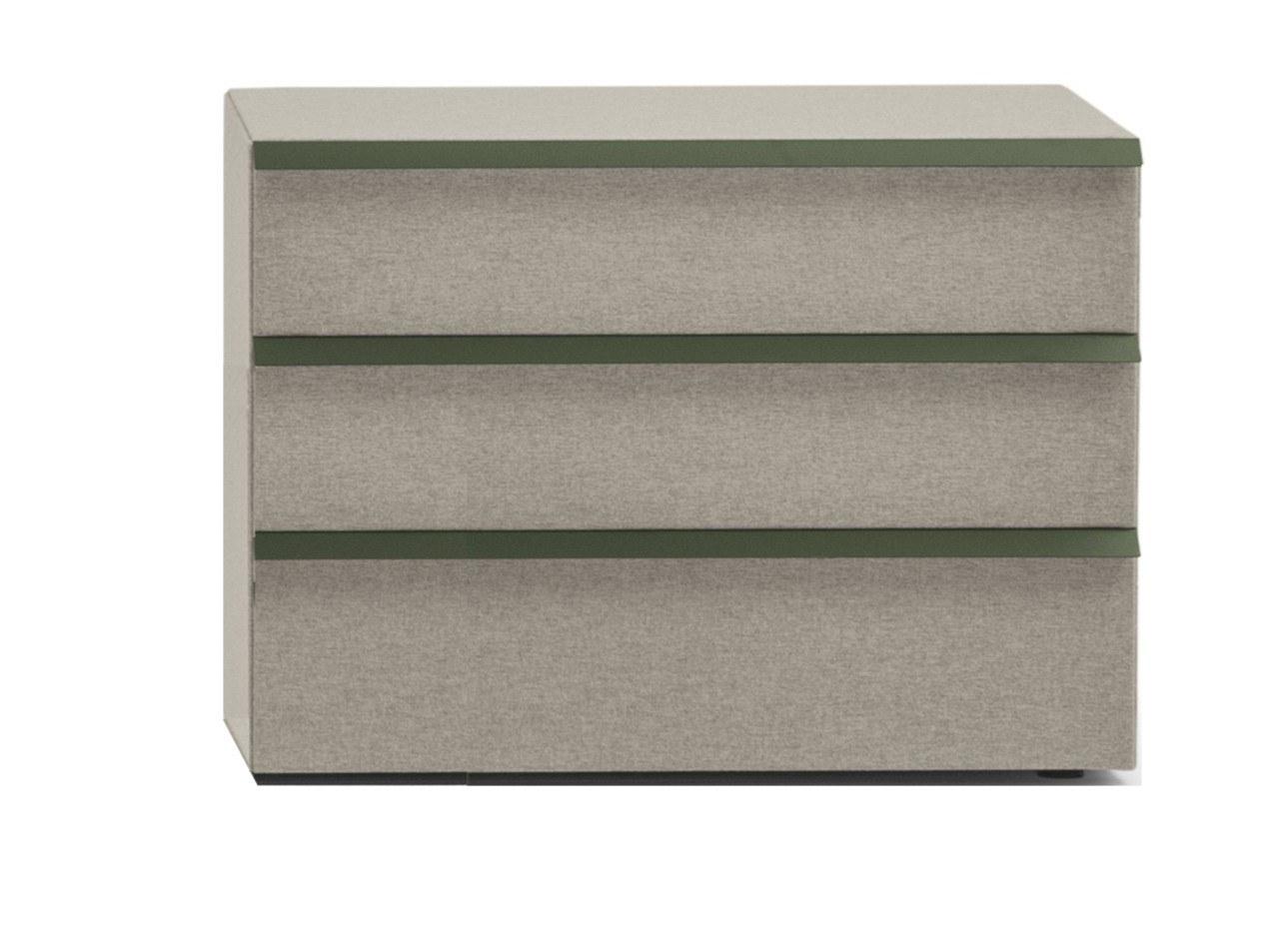 Wooden and fabric storage system | Oikos by Bolzan letti