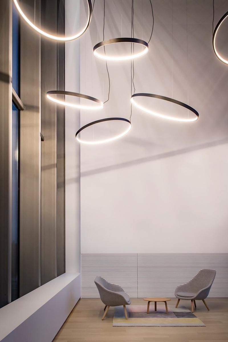 LED pendant lamp | Superloop Hc by Delta light