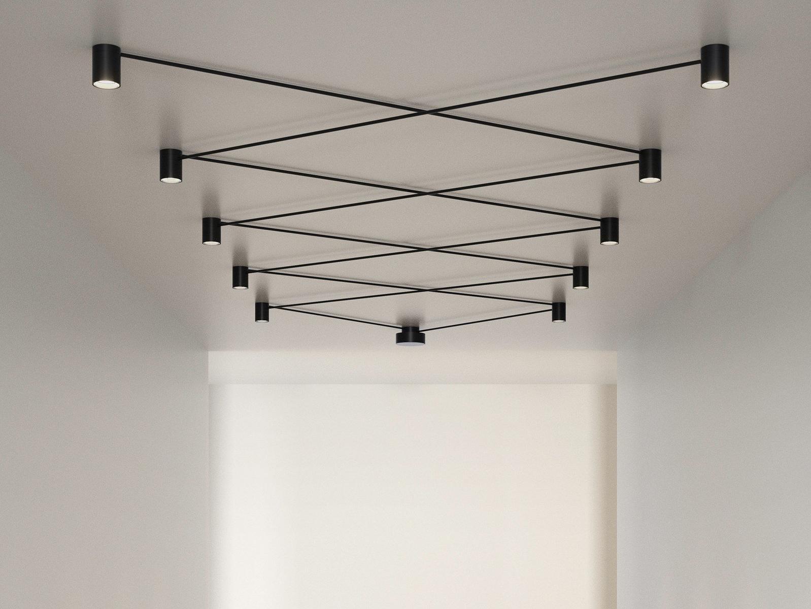 LED modular ceiling lamp | Pivot by Axolight