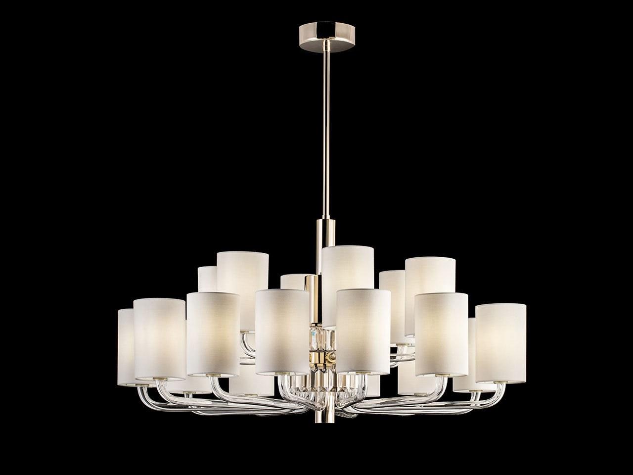 LED glass chandelier with Swarovski® Crystals | Ego by Italamp