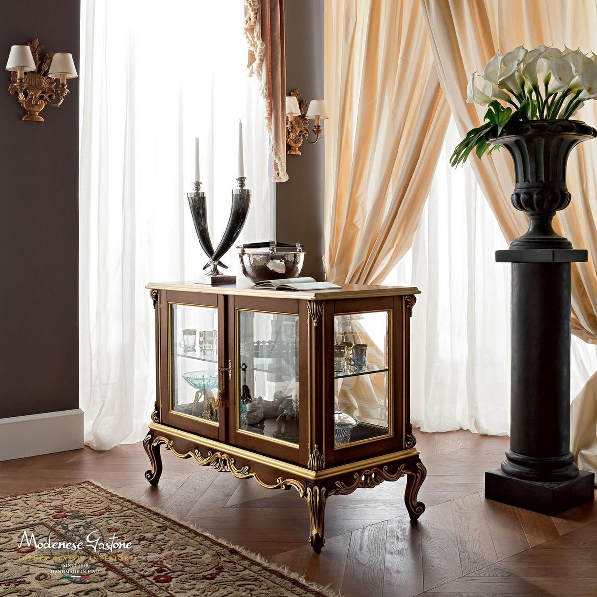 Solid wood display cabinet | 12128 by Modenese Gastone