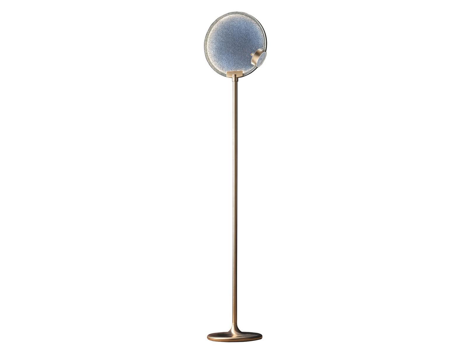 LED glass floor lamp with dimmer | Horo Stl by Masiero