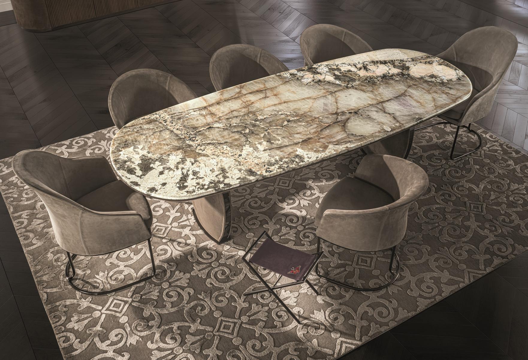 Fabric chair | Lily by Longhi