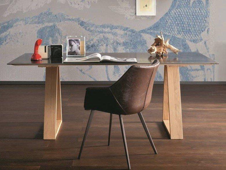 Rectangular iron living room table | Detroit + Mekano by Altacorte