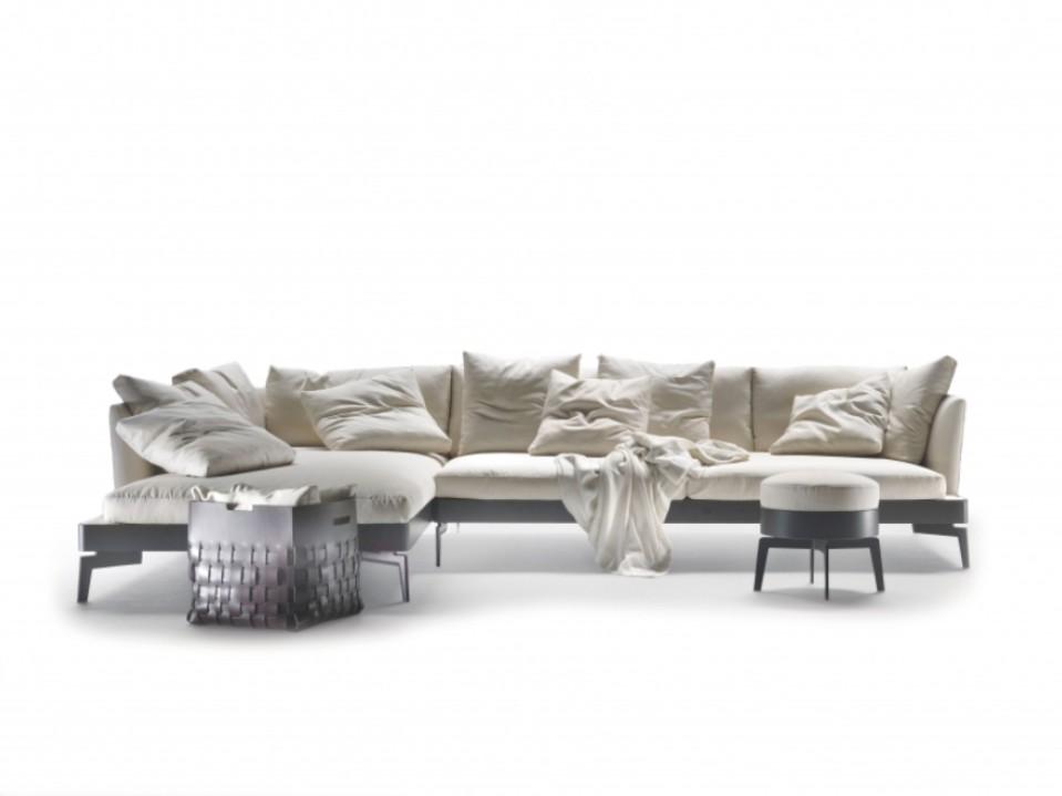 Sectional fabric sofa | Feel Good Large by Flexform