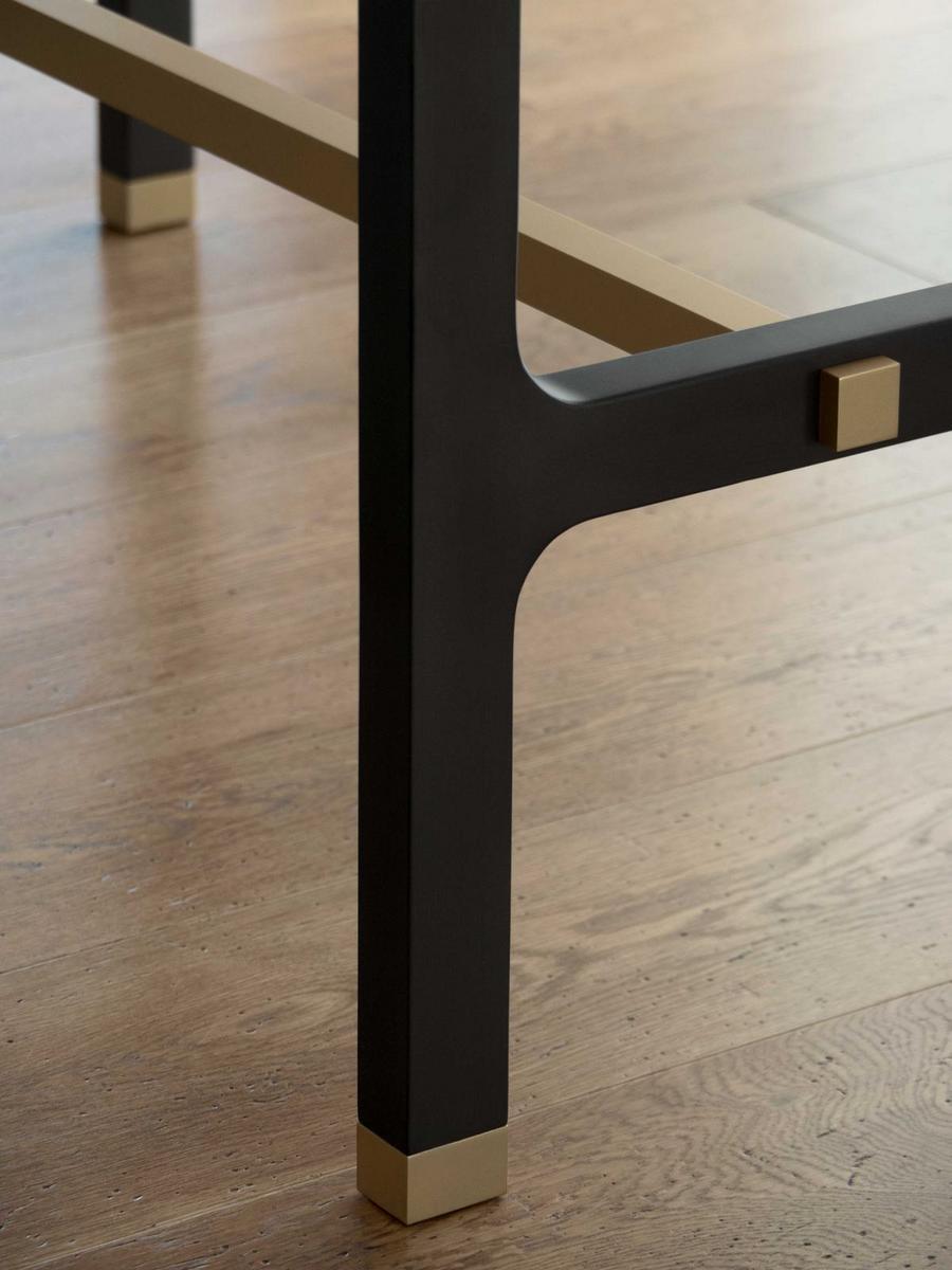 Rectangular wooden writing desk with drawers | Bolivar by Capital Collection