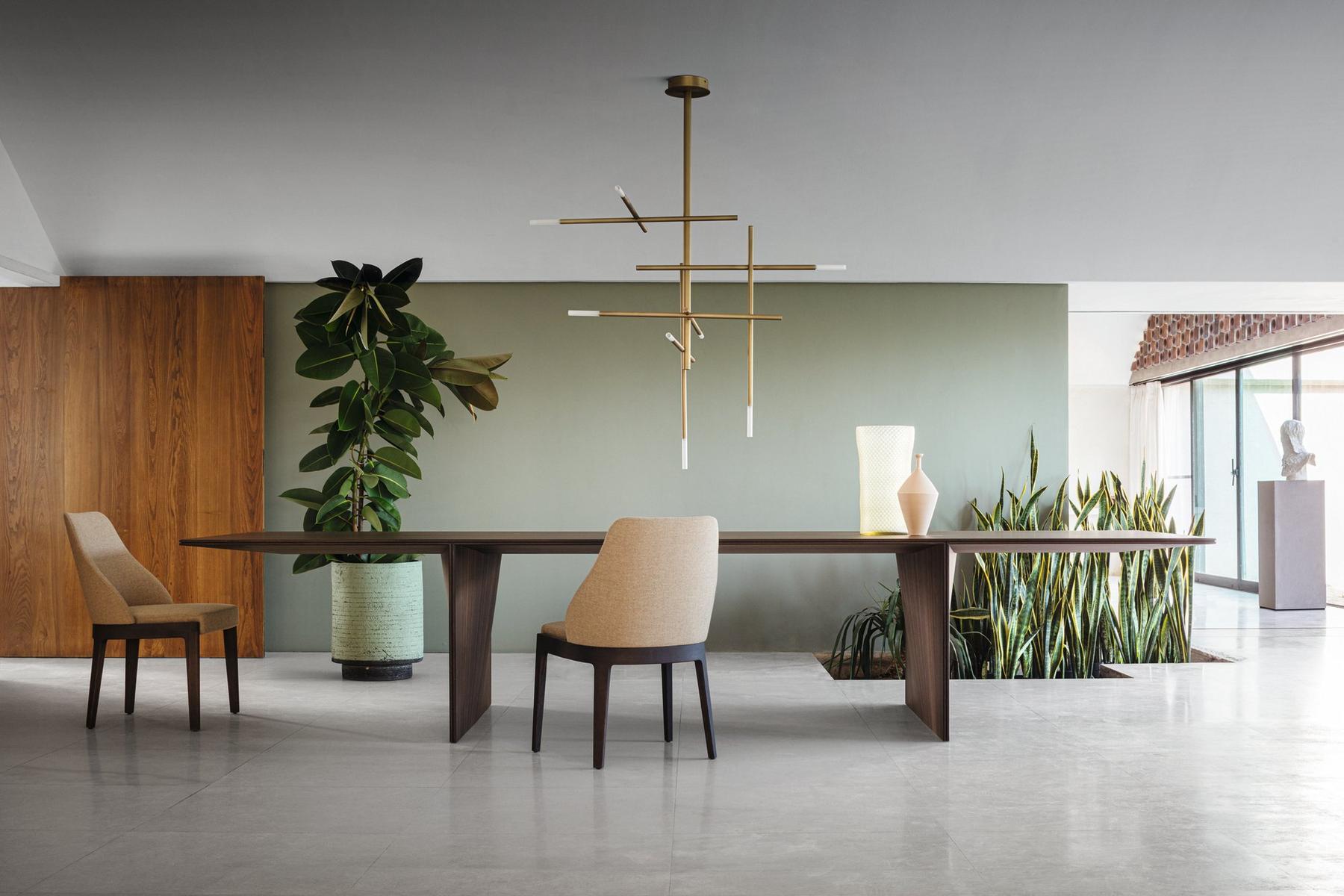 Rectangular wooden table | Ava by Molteni