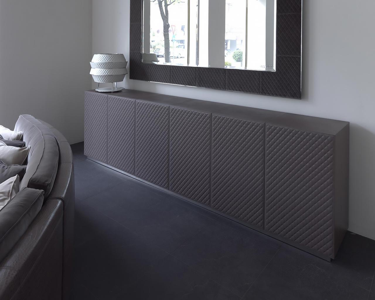 Nabuk sideboard in a luxury style with drawers | Julia by Rugiano