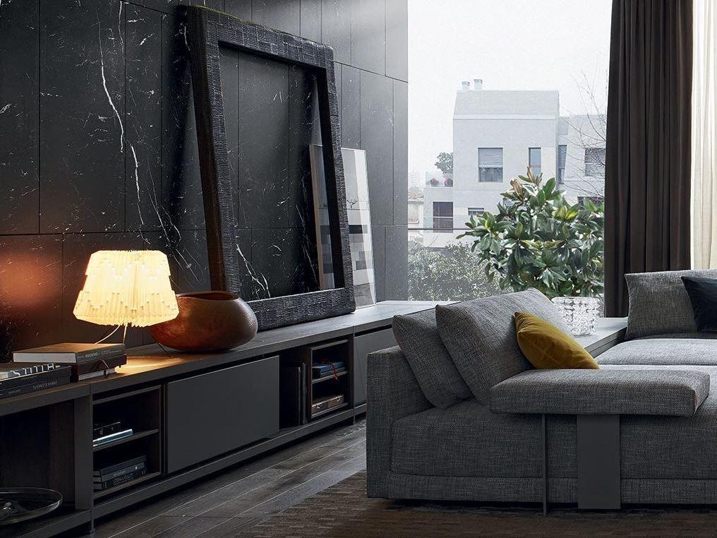 Wood veneer sideboard | Bristol by Poliform