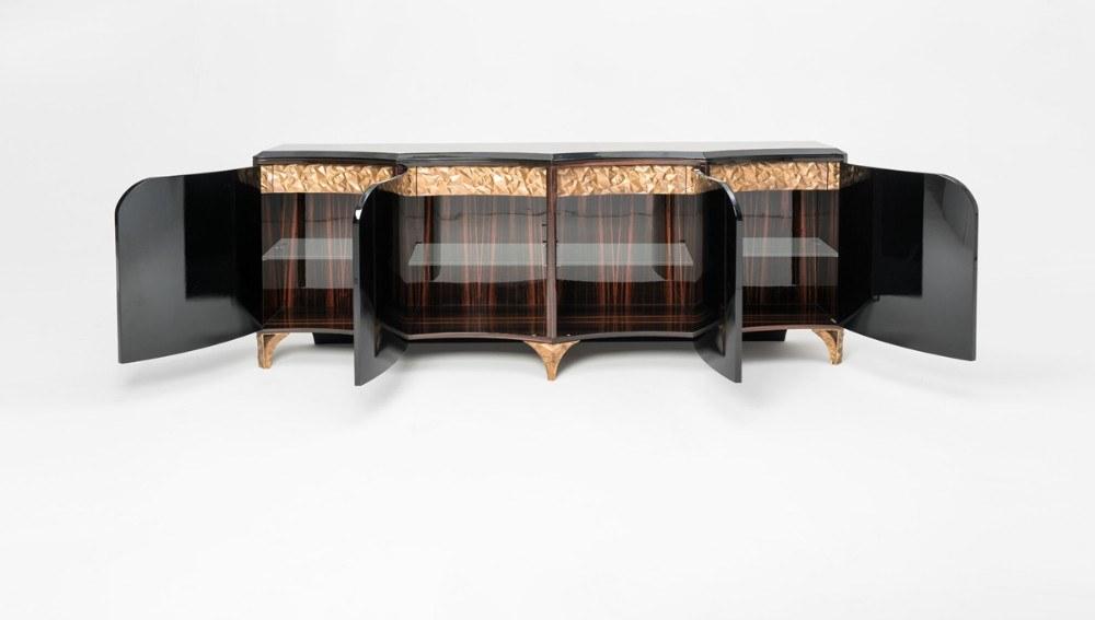 Wood veneer sideboard with doors | Ermes by Mantellassi 1926