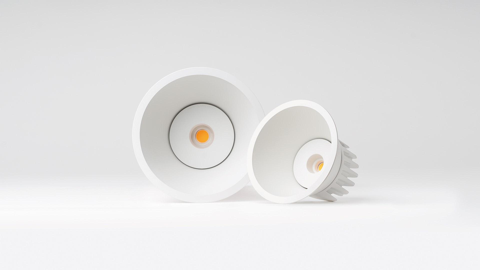 LED round recessed aluminium spotlight | Lex Eco Mini by Arkoslight