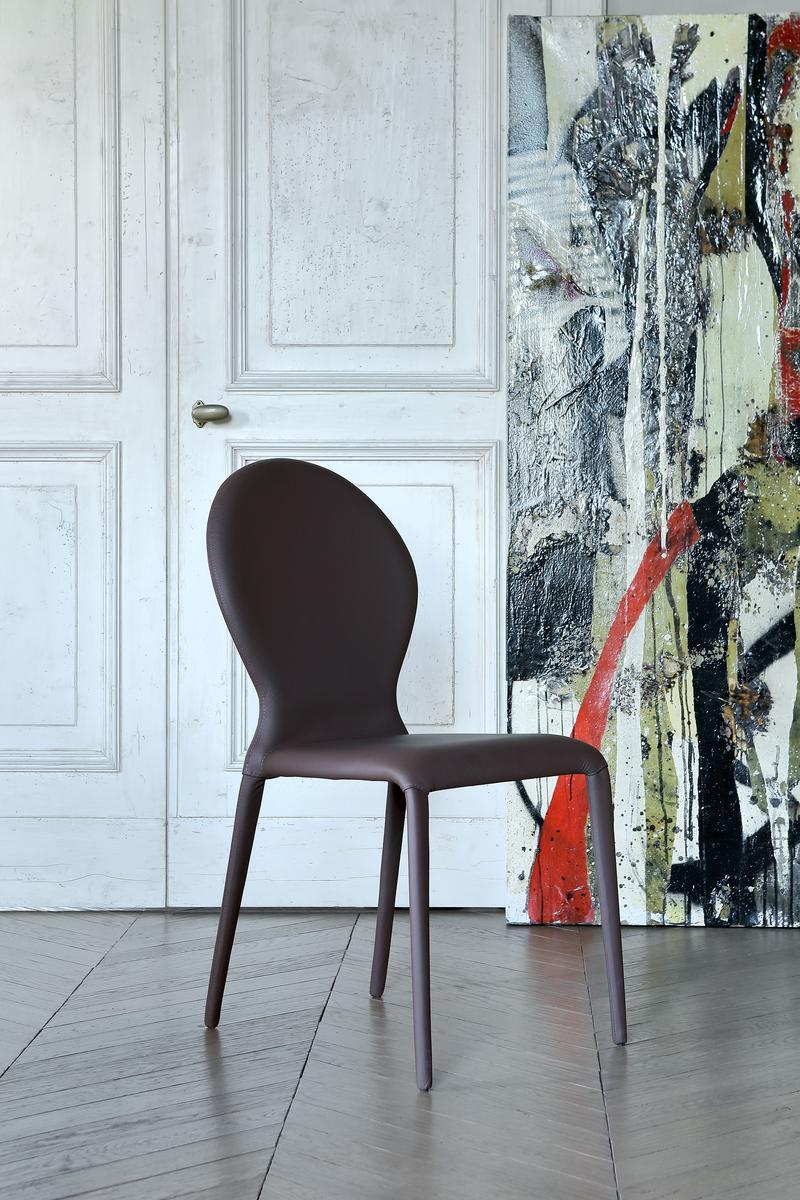 Leather chair | Zar by Tonin Casa