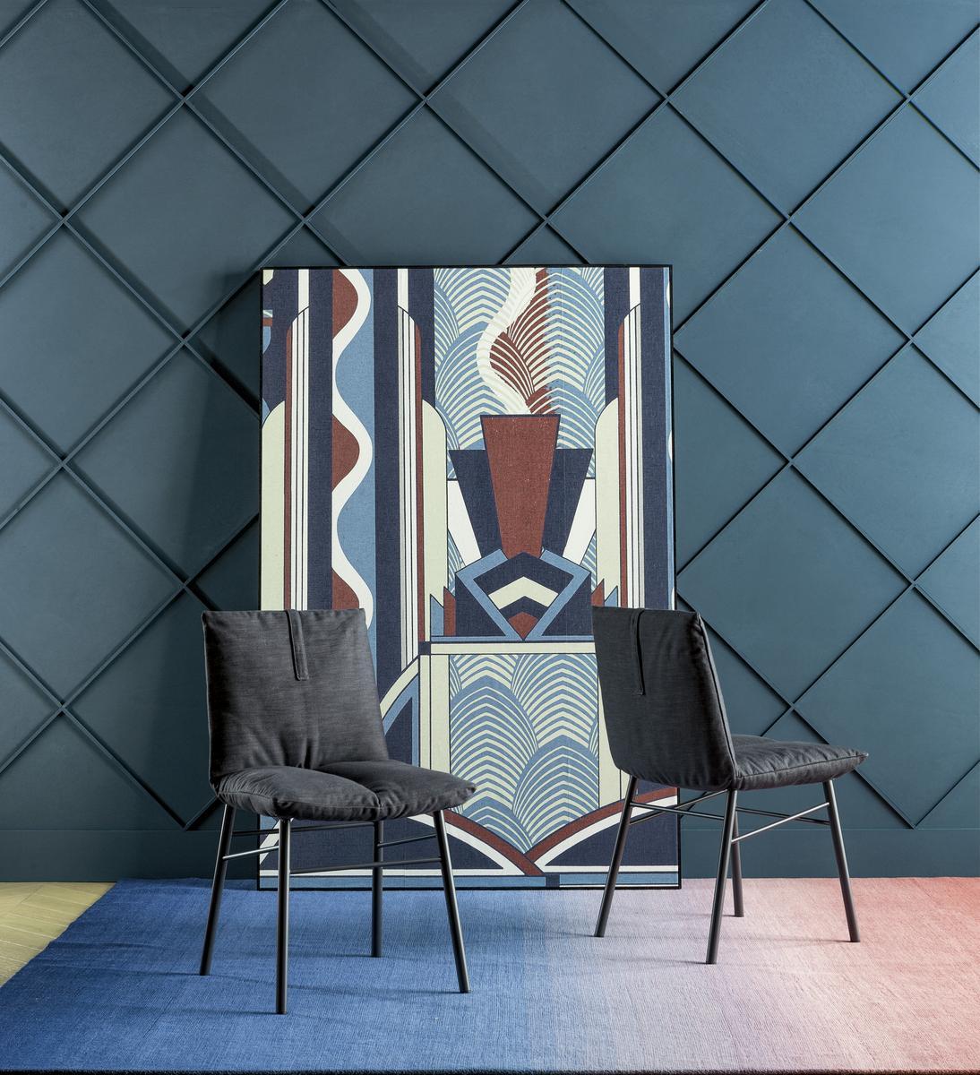 Upholstered fabric chair | Pil by Bonaldo