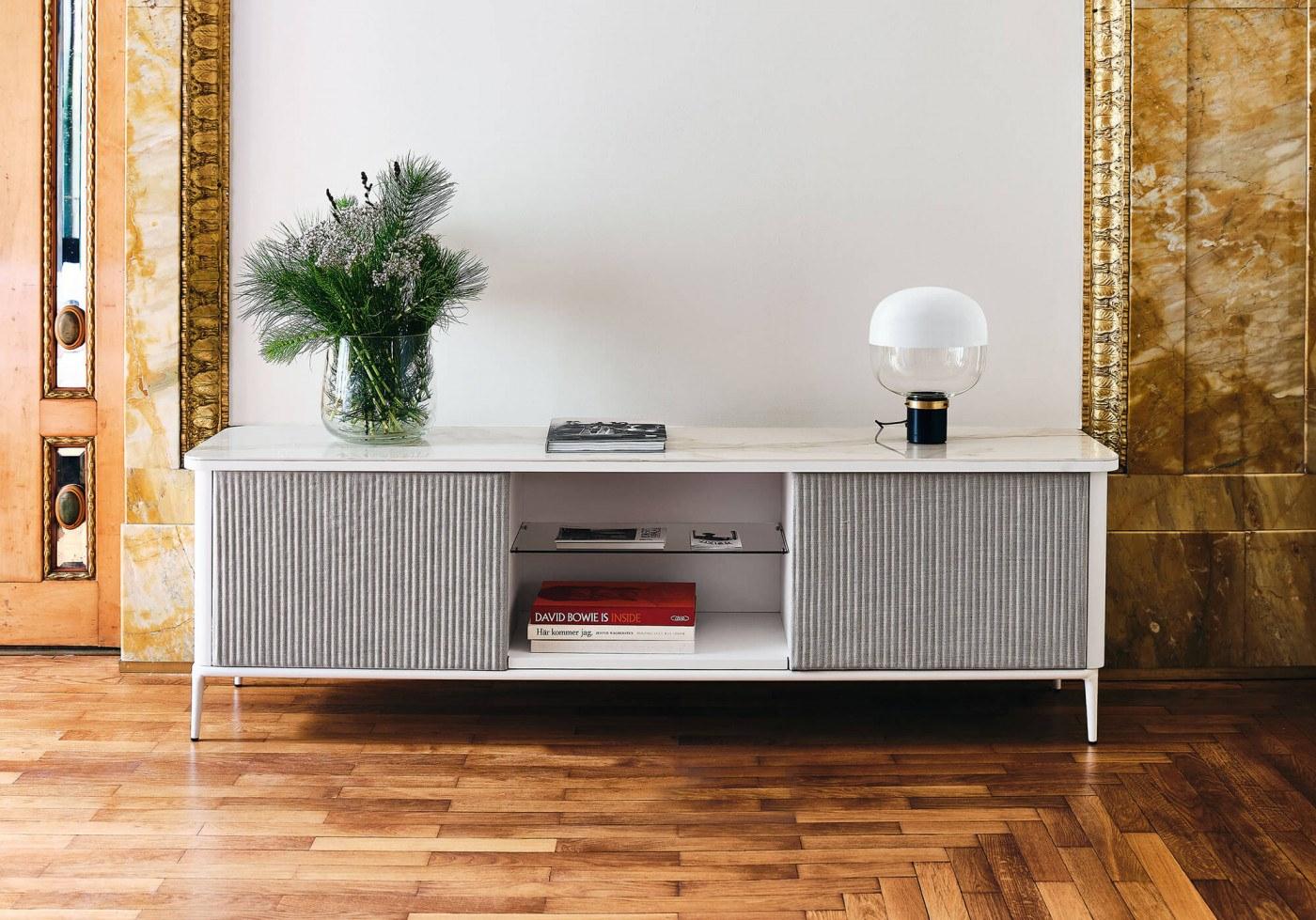 Blown glass table lamp | Ghost by Midj