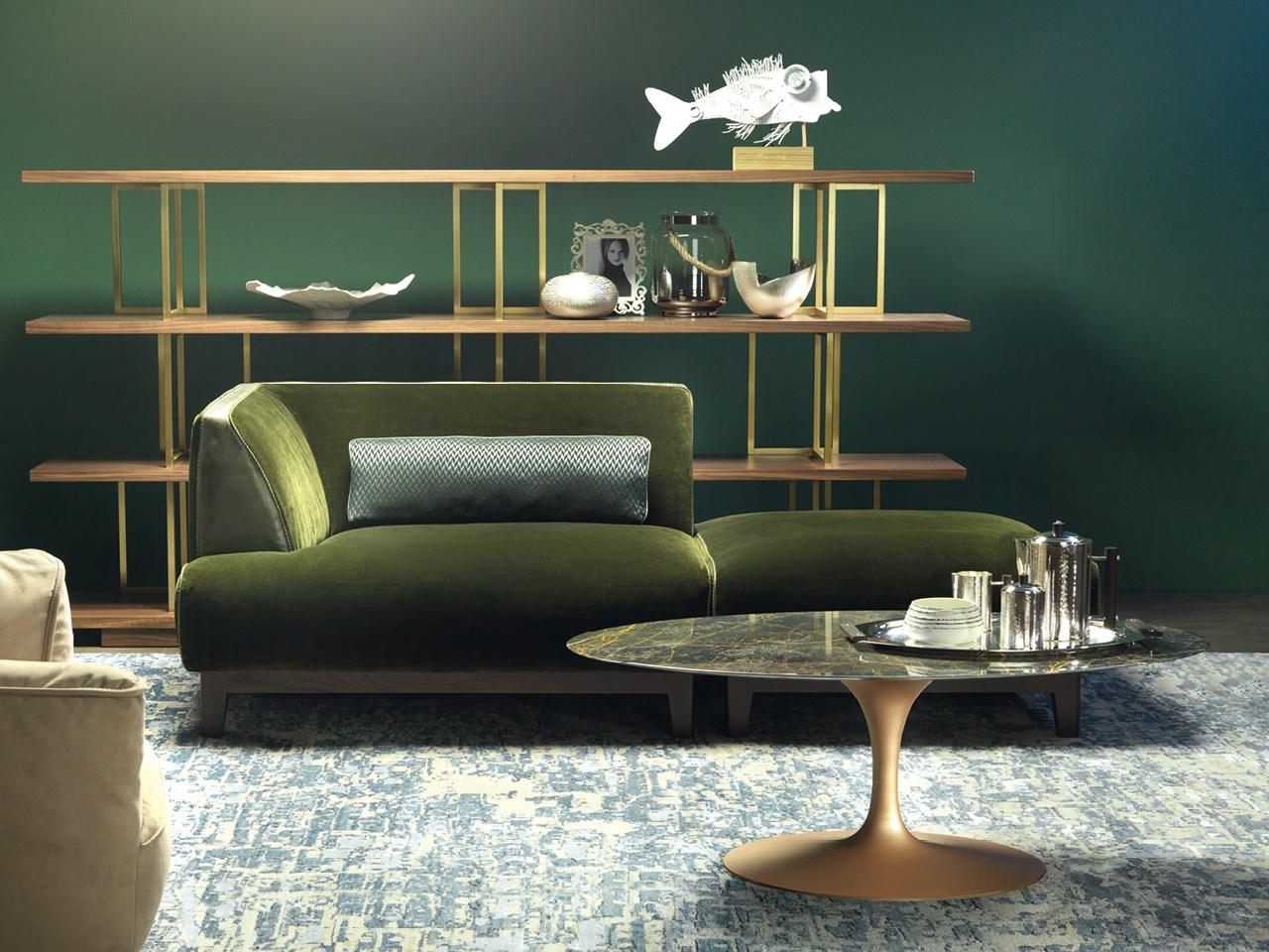 Oval marble coffee table | Saar by Borzalino