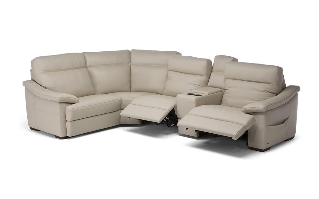 Modular velvet sofa | Pazienza by Natuzzi Editions